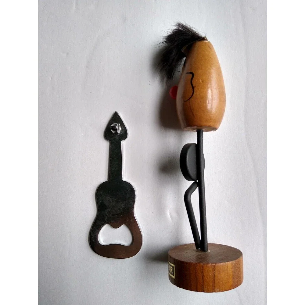 Johnny Guitar Bottle Can Opener Retro Barware Kitsch Japan 1950s-60s Mid Century